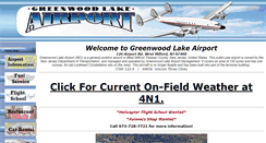 Desktop Screenshot of greenwoodlakeairport.com